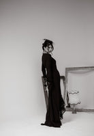 SANTAS Abito lungo ENCHANTÉE nero da donna PV2616 NE SANTAS 