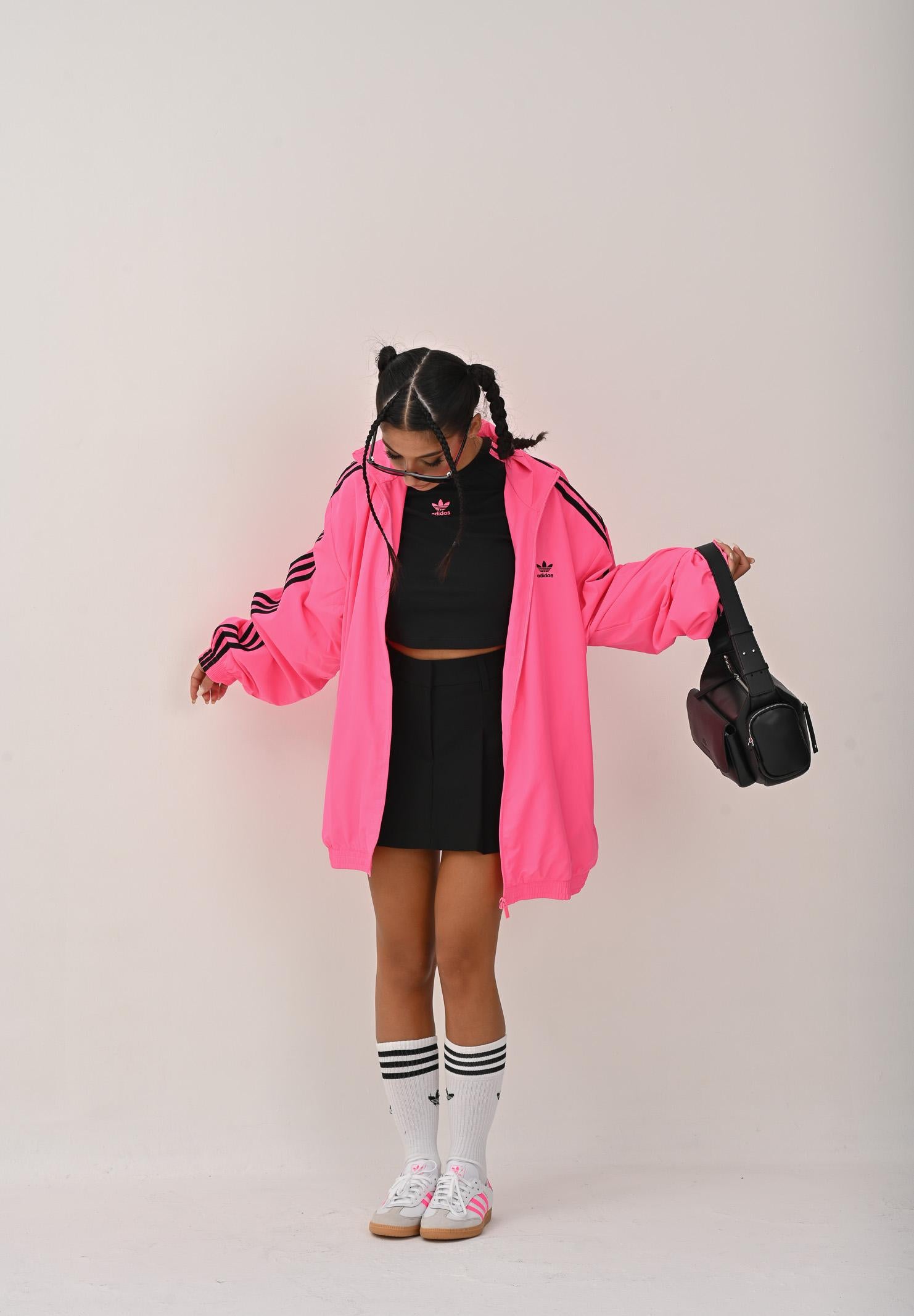 ADIDAS ORIGINALS Giacca a vento Adilenium Season 3 Oversized fucsia da donna JV7489  ADIDAS ORIGINALS 