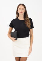 ARMANI EXCHANGE T-shirt a manica corta nera da donna con logo XW000830AF10356 UC001 ARMANI EXCHANGE 