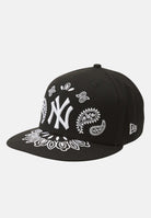 NEW ERA Cappello con visiera 59FIFTY Fitted New York Yankees MLB Paisley nero per uomo e donna 60691178  NEW ERA 