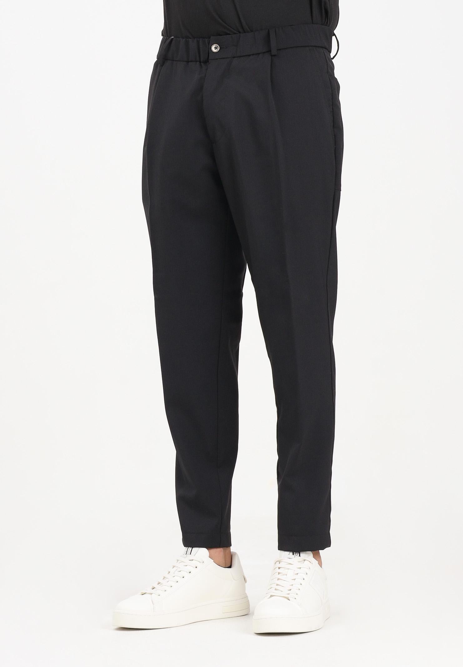 YES LONDON Pantalone nero da uomo XP3336CART14 NE YES LONDON 