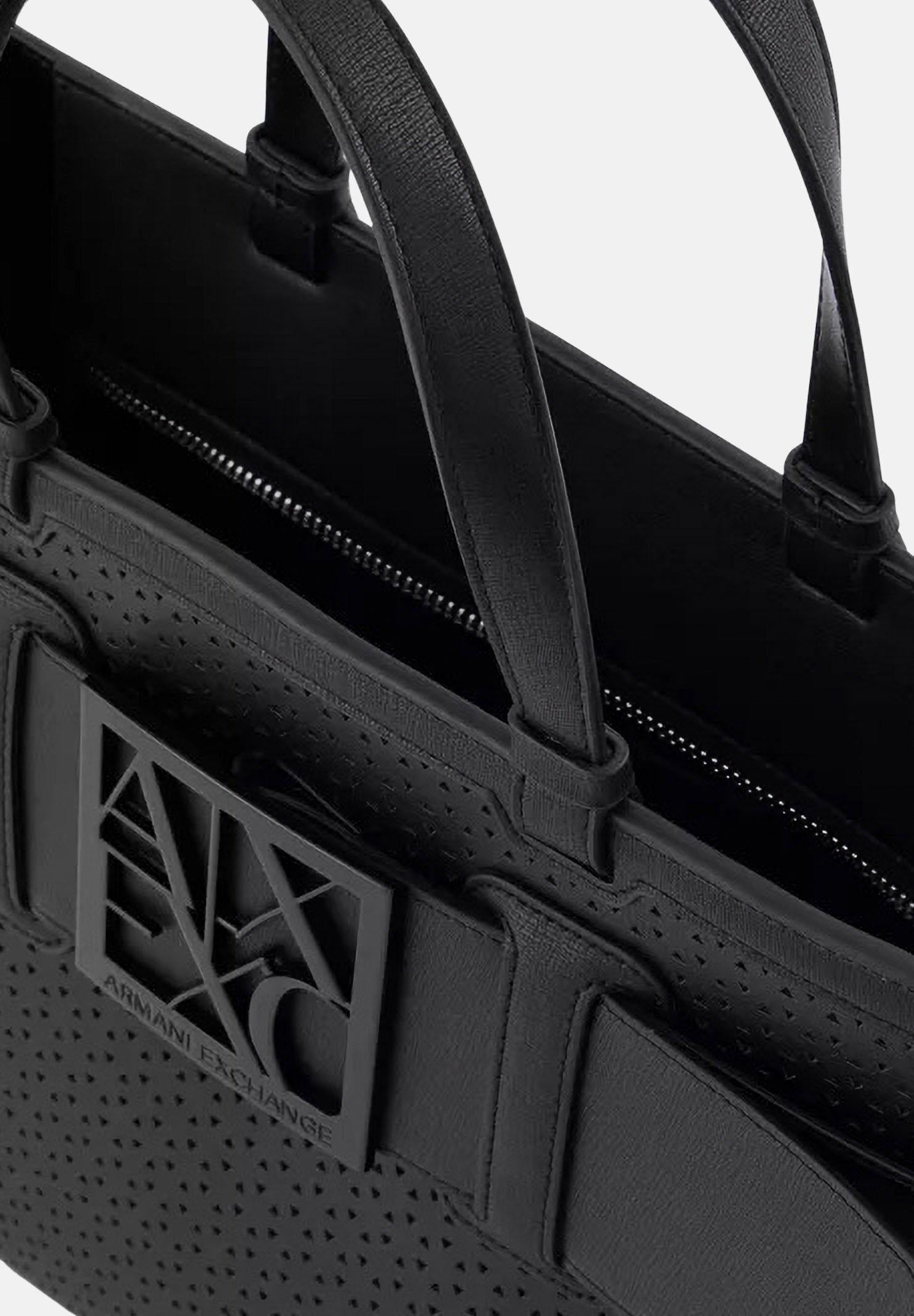 ARMANI EXCHANGE Shopper nera da donna con logo XW000920AF22626 UC001 ARMANI EXCHANGE 