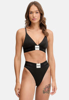 CALVIN KLEIN Bralette Calvin Klein Graphic nera da donna LV00QF8610 UB1 CALVIN KLEIN 