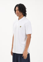 LYLE & SCOTT Polo a manica corta bianca da uomo realizzata in cotone piqué SP2400V 626 LYLE & SCOTT 
