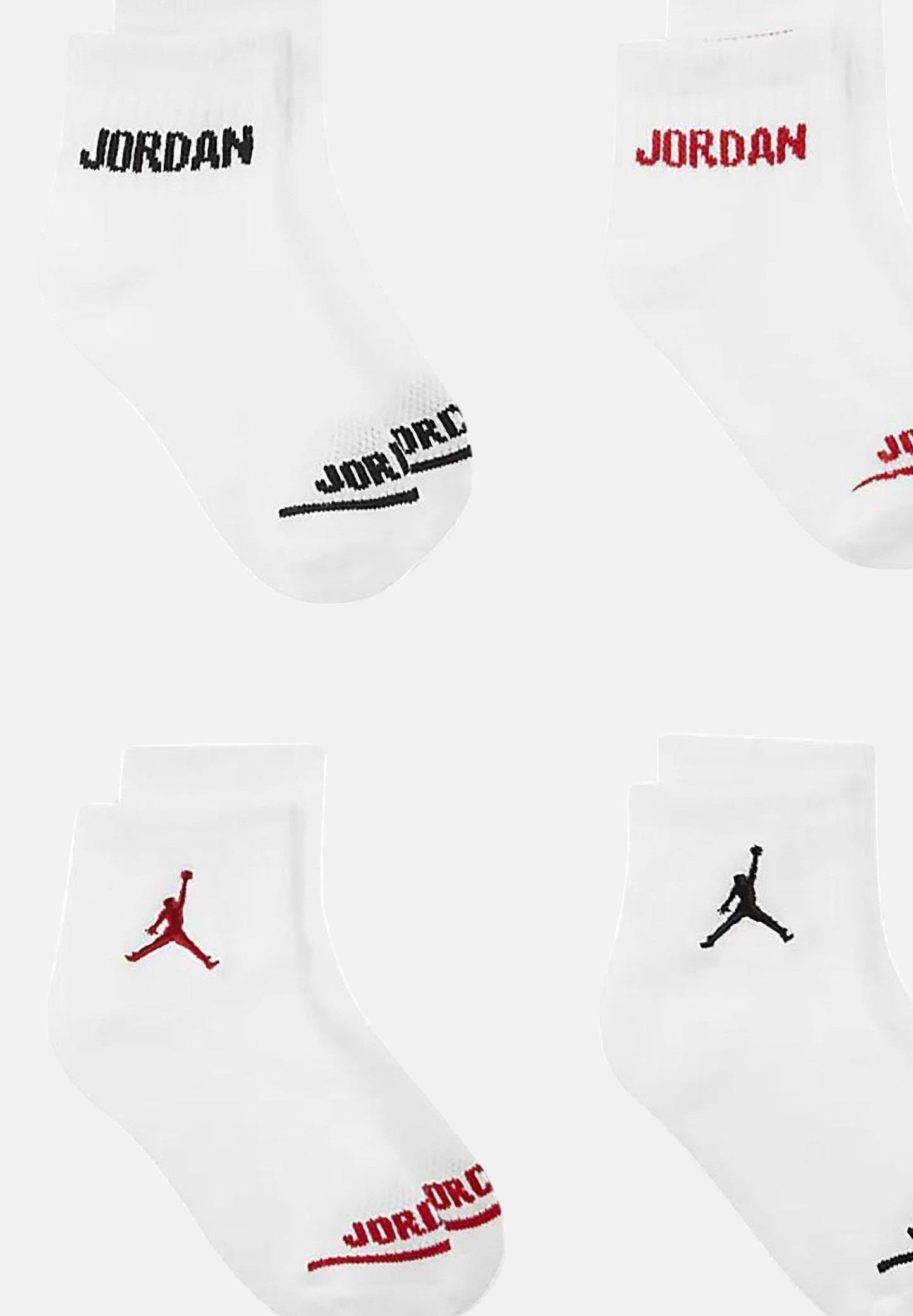 JORDAN Calzini (6 paia) LEGEND ANKLE bianchi per bambino e bambina BJ0342 001 JORDAN 