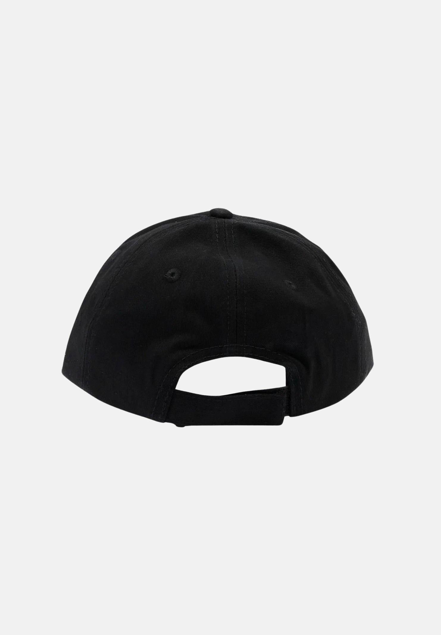 PALM ANGELS Cappello con visiera nero per uomo e donna rifinito da logo PBLB002S26FAB001 110 PALM ANGELS 