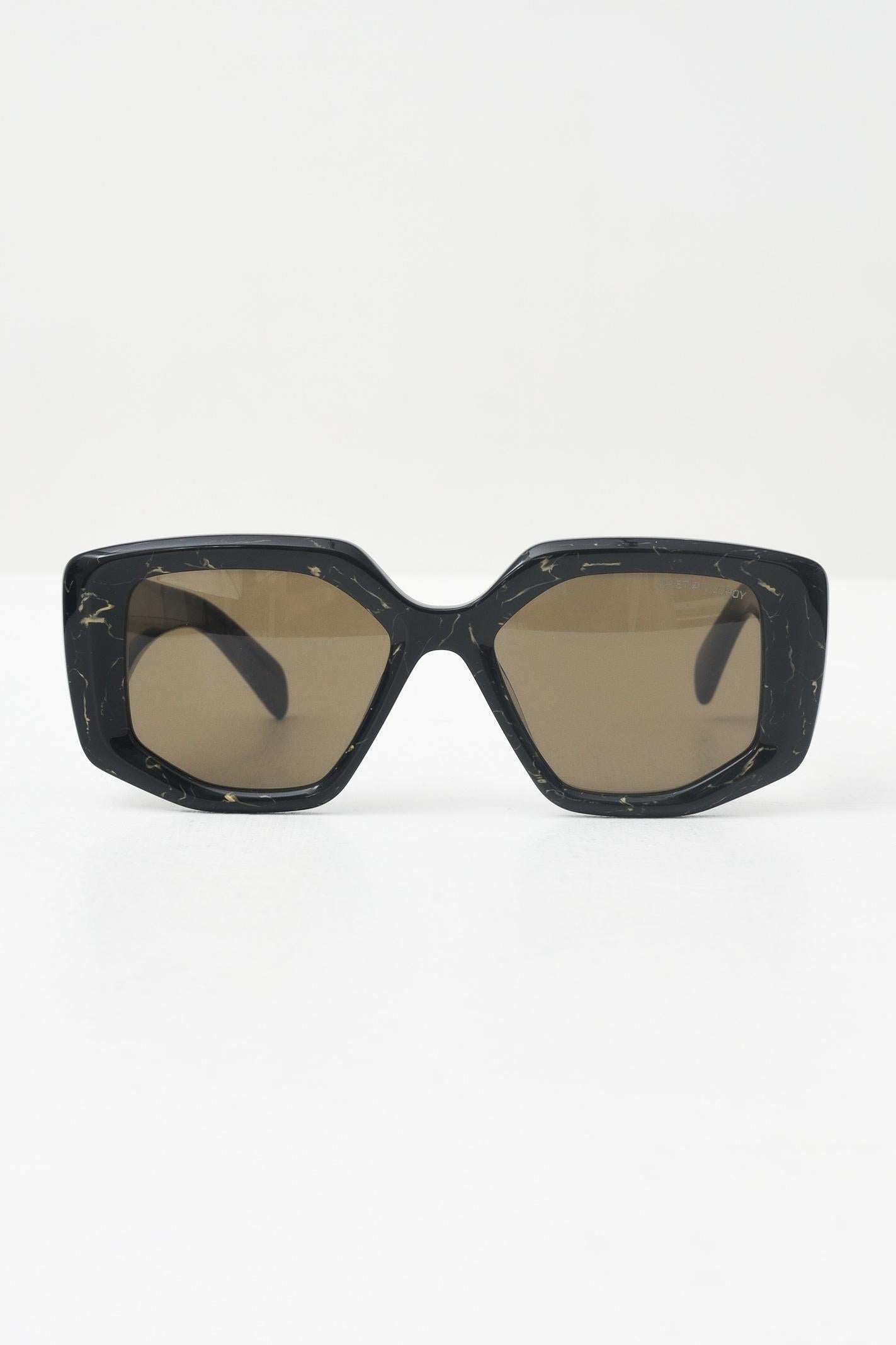 CRISTIAN LEROY Occhiali da dole neri effetto marmo da donna 25067 05 CRISTIAN LEROY 