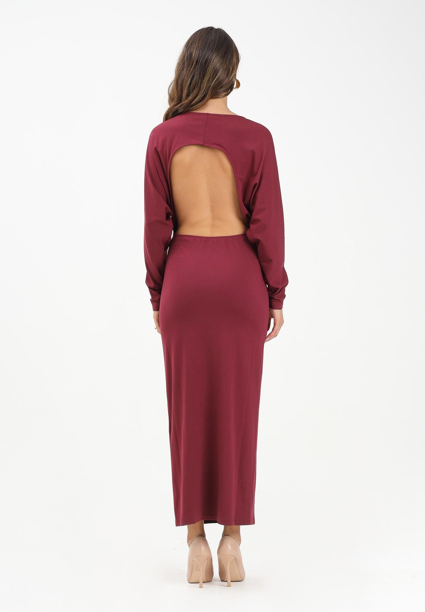 MAR DE MARGARITAS Abito lungo Meredith bordeaux da donna MMABW01336 RS02 Mar de margaritas 