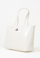 TOMMY JEANS Shopper panna da donna con logo AW0AW18069 YBI TOMMY JEANS 