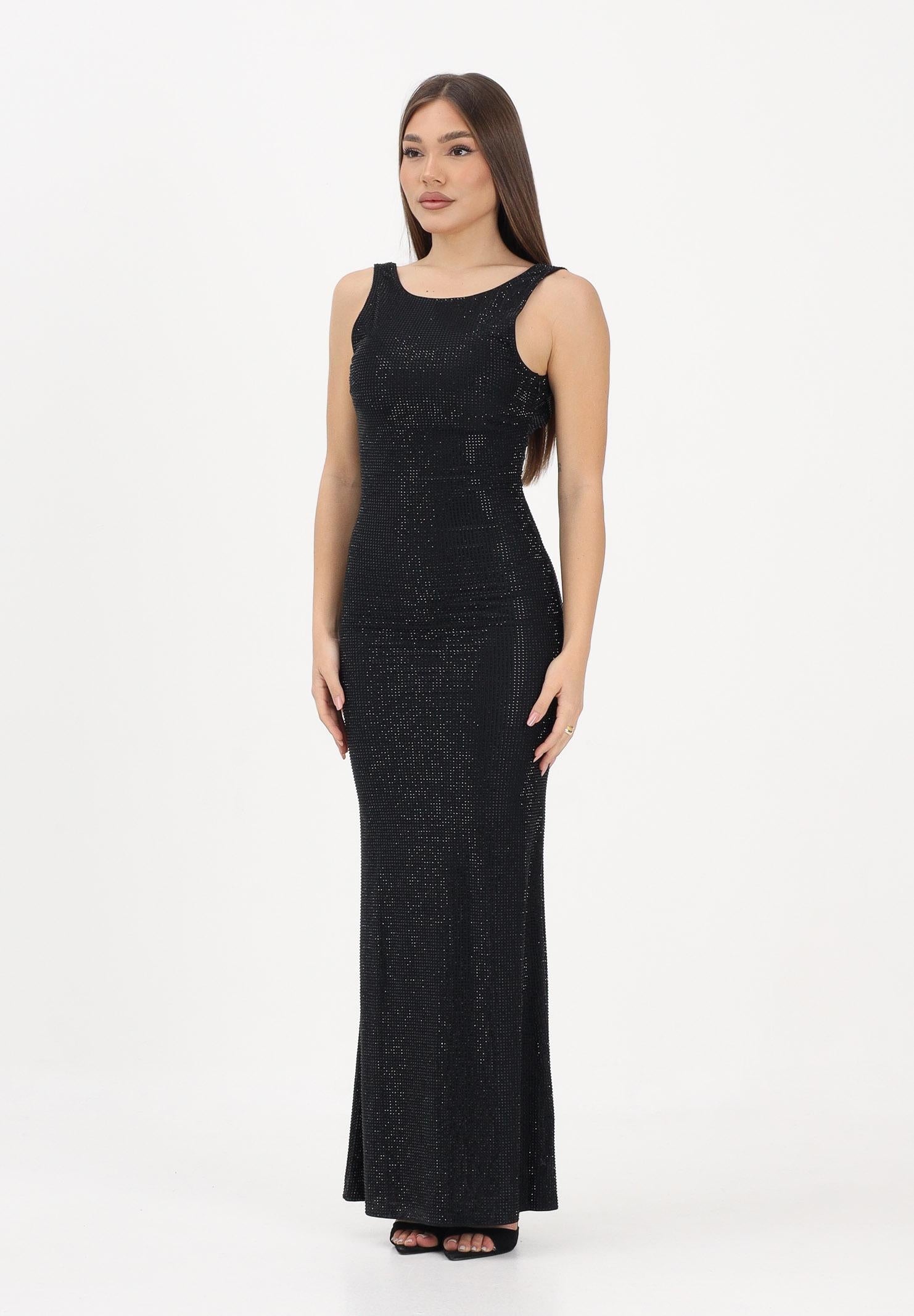 TWENTY FOURHAITCH Abito lungo Helios nero da donna A526NER NER TWENTY FOURHAITCH 