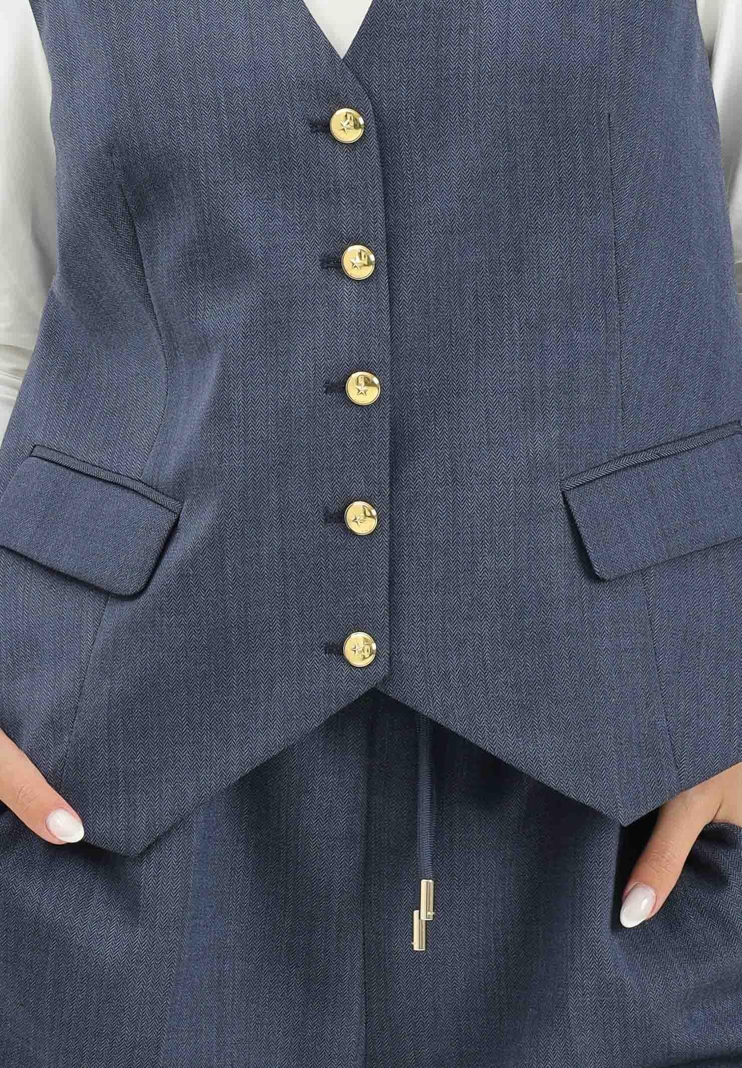 PINKO Gilet blu da donna 105664A2SN G07 PINKO 