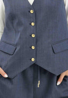 PINKO Gilet blu da donna 105664A2SN G07 PINKO 