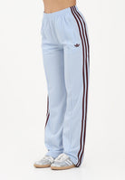 ADIDAS ORIGINALS Pantalone sportivo Firebird Classic celeste e bordeaux da donna KC6561 . ADIDAS ORIGINALS 