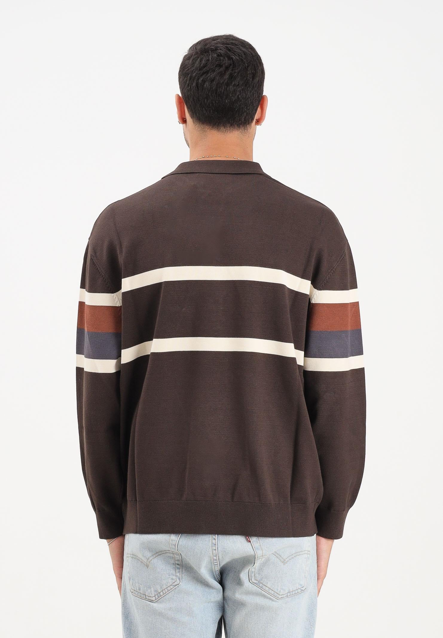 NEW ERA Maglioncino LA Dodgers MLB Rugby marrone per uomo e donna 60758747 . NEW ERA 