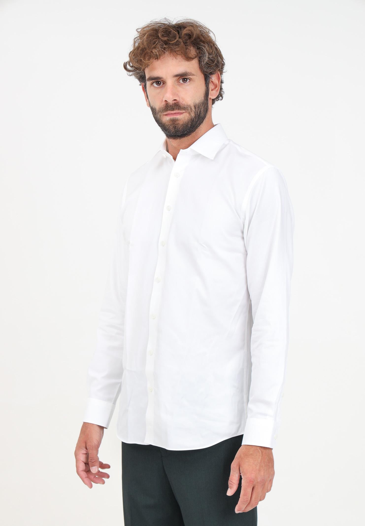 SELECTED HOMME Camicia a manica lunga bianca da uomo 16080200 BRIGHT WHITE SELECTED HOMME 
