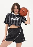 PUMA T-shirt a manica corta ESS Jersey nera da donna 691702 01 PUMA 
