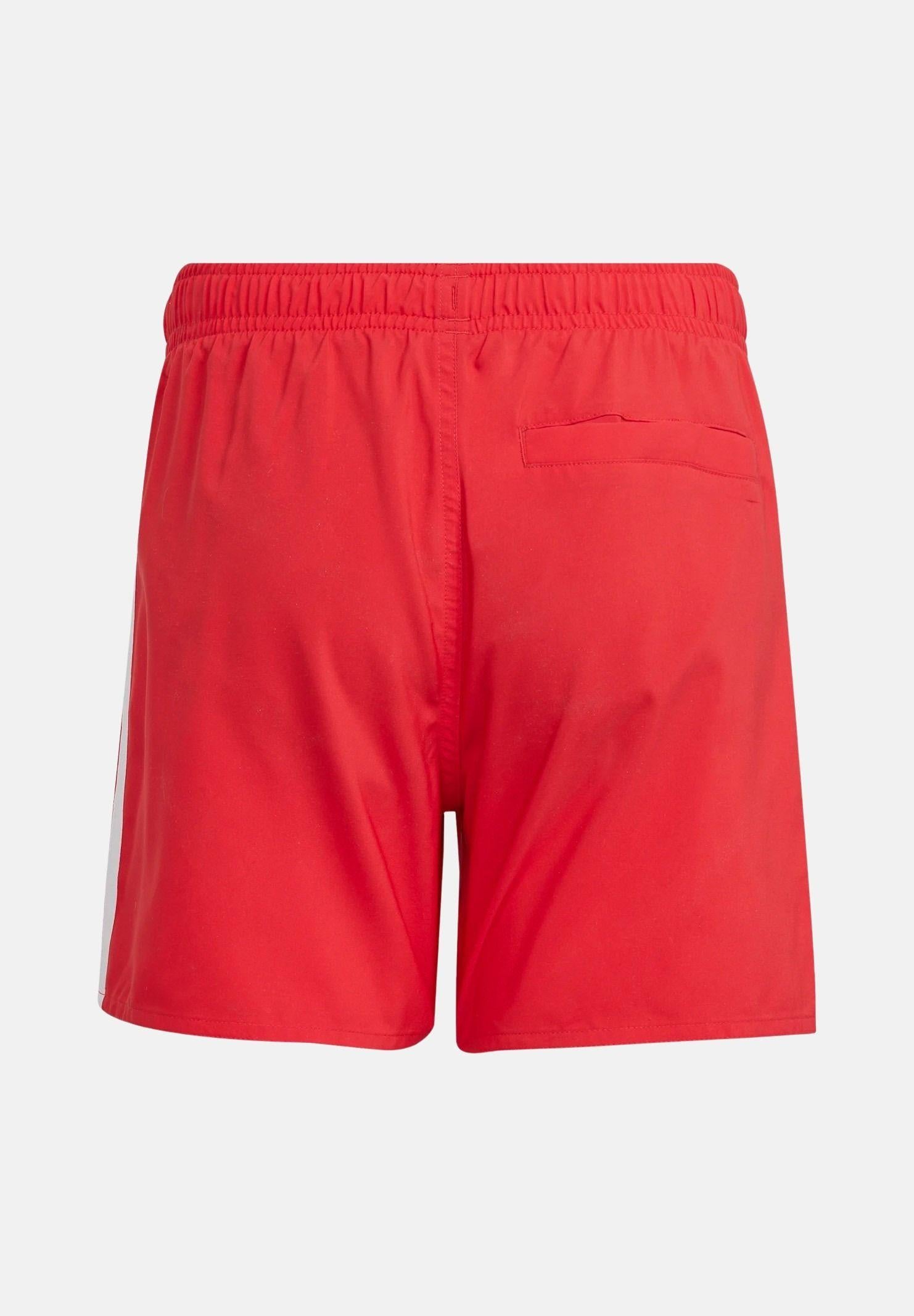 ADIDAS PERFORMANCE Shorts mare 3-STRIPES rosso da bambino JX5038 . ADIDAS PERFORMANCE 