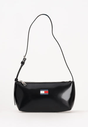 TOMMY JEANS Borsa a spalla Essential nera da donna AW0AW17866 BDS TOMMY JEANS 