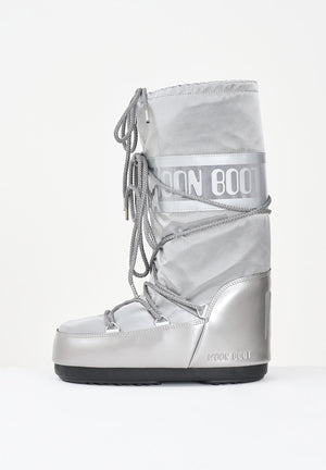 MOON BOOT Stivali da neve ICON GLANCE argento da donna 80D1401680 H001 MOON BOOT 