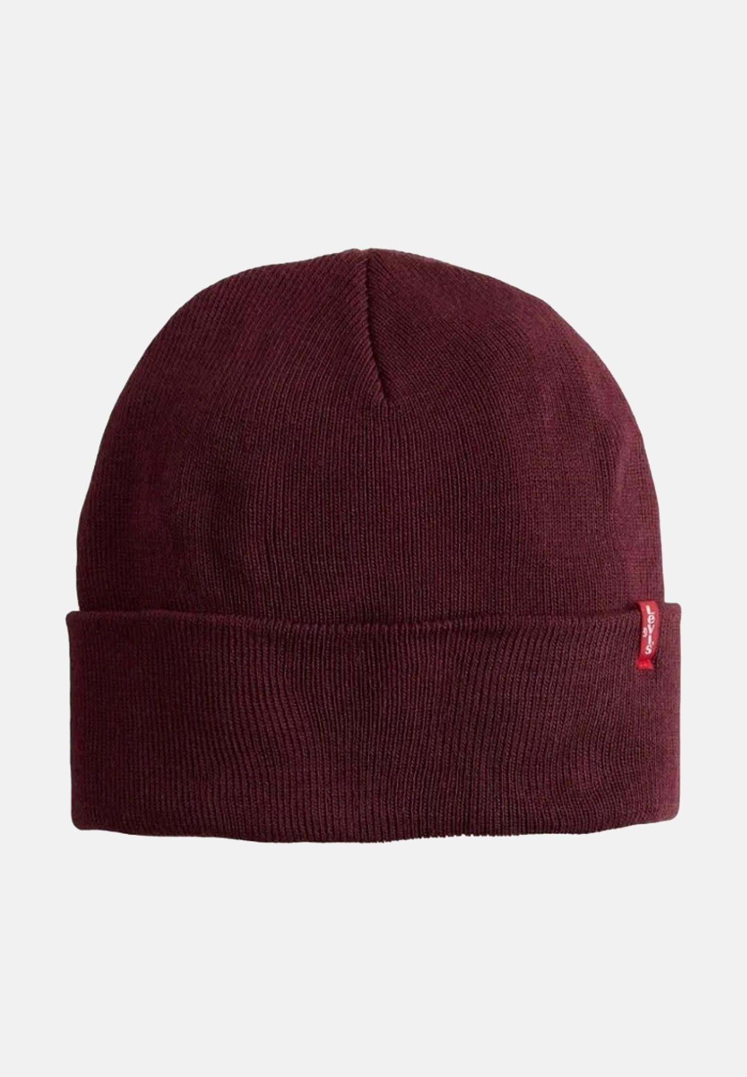 LEVI'S® Berretto di lana Slouchy bordeaux per uomo e donna D7543-0018 . LEVI'S® 