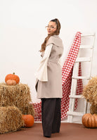 VICOLO Cappotto smanicato beige da donna TF0056 FU114 VICOLO 