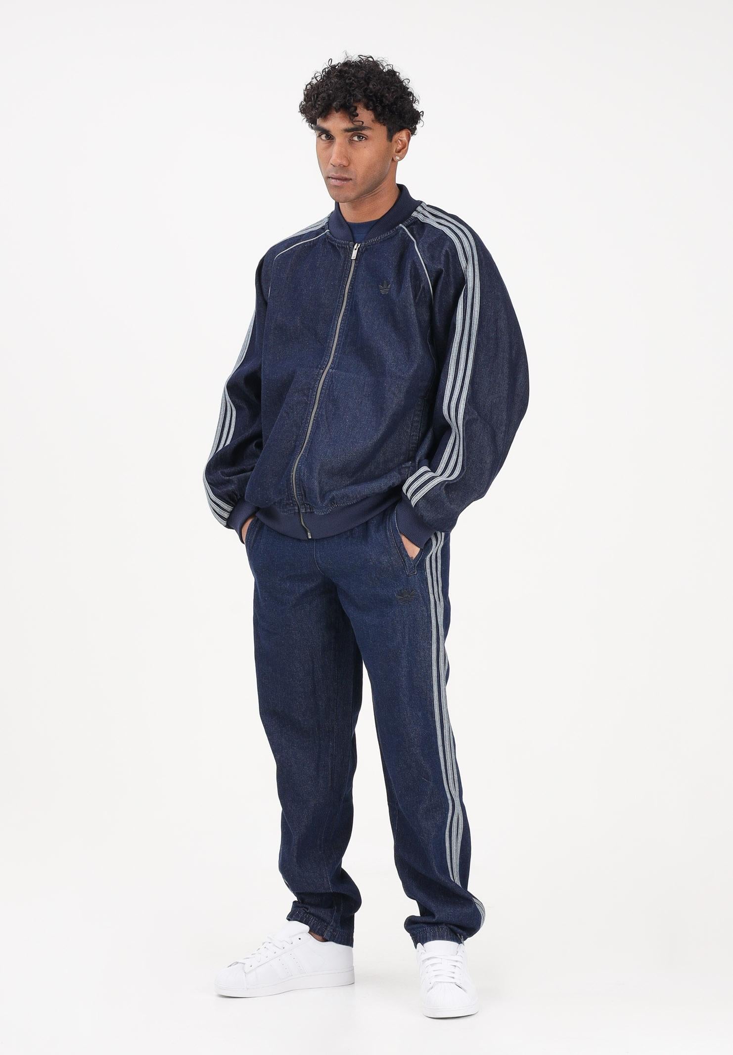 ADIDAS ORIGINALS Jeans Adidas Adicolor Loose in denim blu da uomo JX6459 . ADIDAS ORIGINALS 