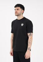 BLAUER T-shirt a manica corta FAXON nera da uomo con logo 26SBLUH02284-007480 999 BLAUER 