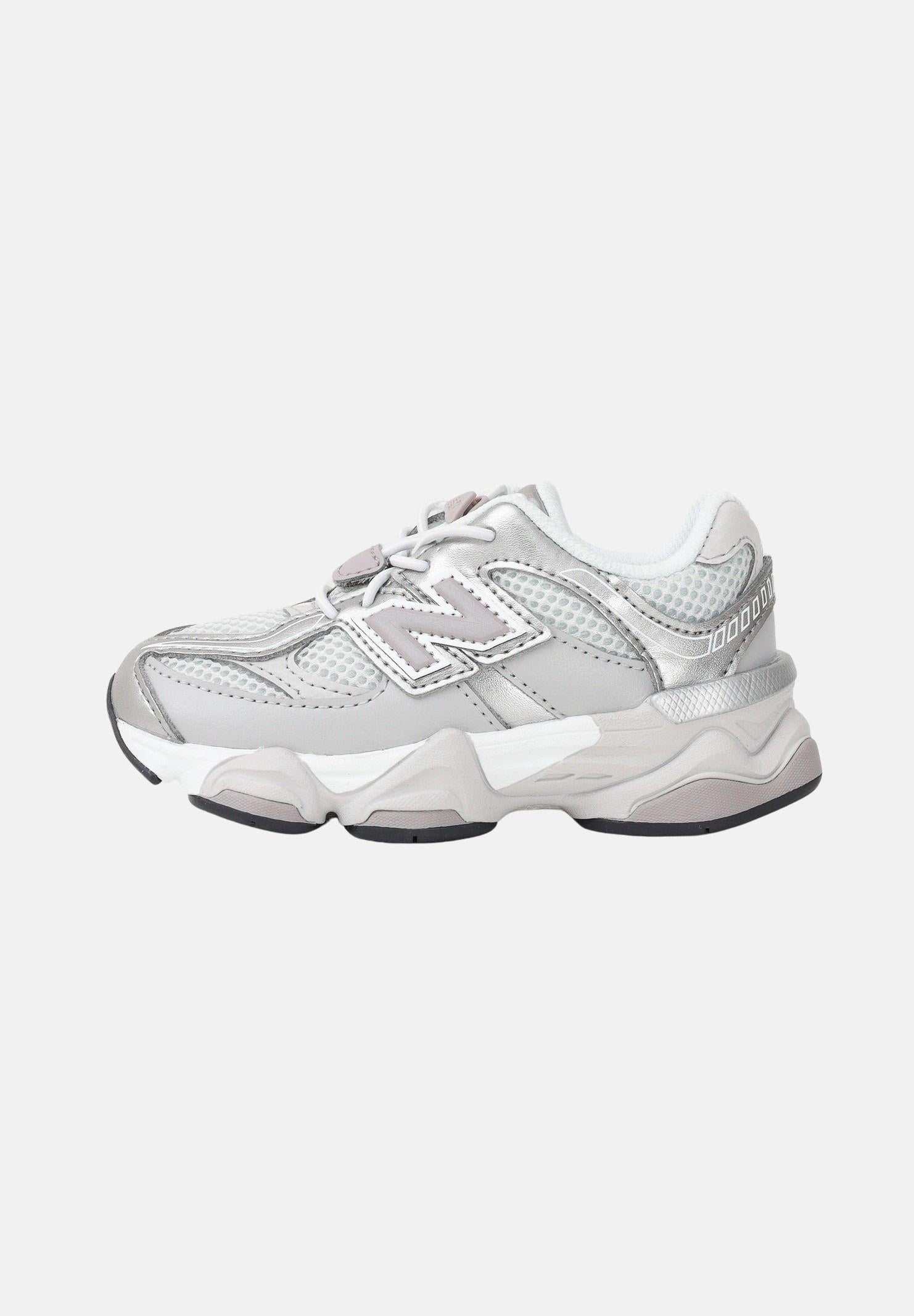 NEW BALANCE Sneakers 9060 argento da neonato I90606FB . NEW BALANCE 