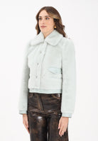 PATRIZIA PEPE Pellicciotto verde acqua da donna 8O0204E073 G613 PATRIZIA PEPE 