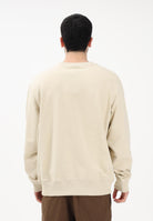 THE NORTH FACE Felpa girocollo Essential Light Relaxed beige da uomo NF0A8GQCDOM1 . THE NORTH FACE 