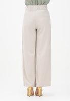 JDY Pantalone beige da donna a vita alta 15208430 CHGR JDY 
