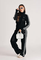 ADIDAS ORIGINALS Cardigan Firebird nero da donna KC6497 . ADIDAS ORIGINALS 