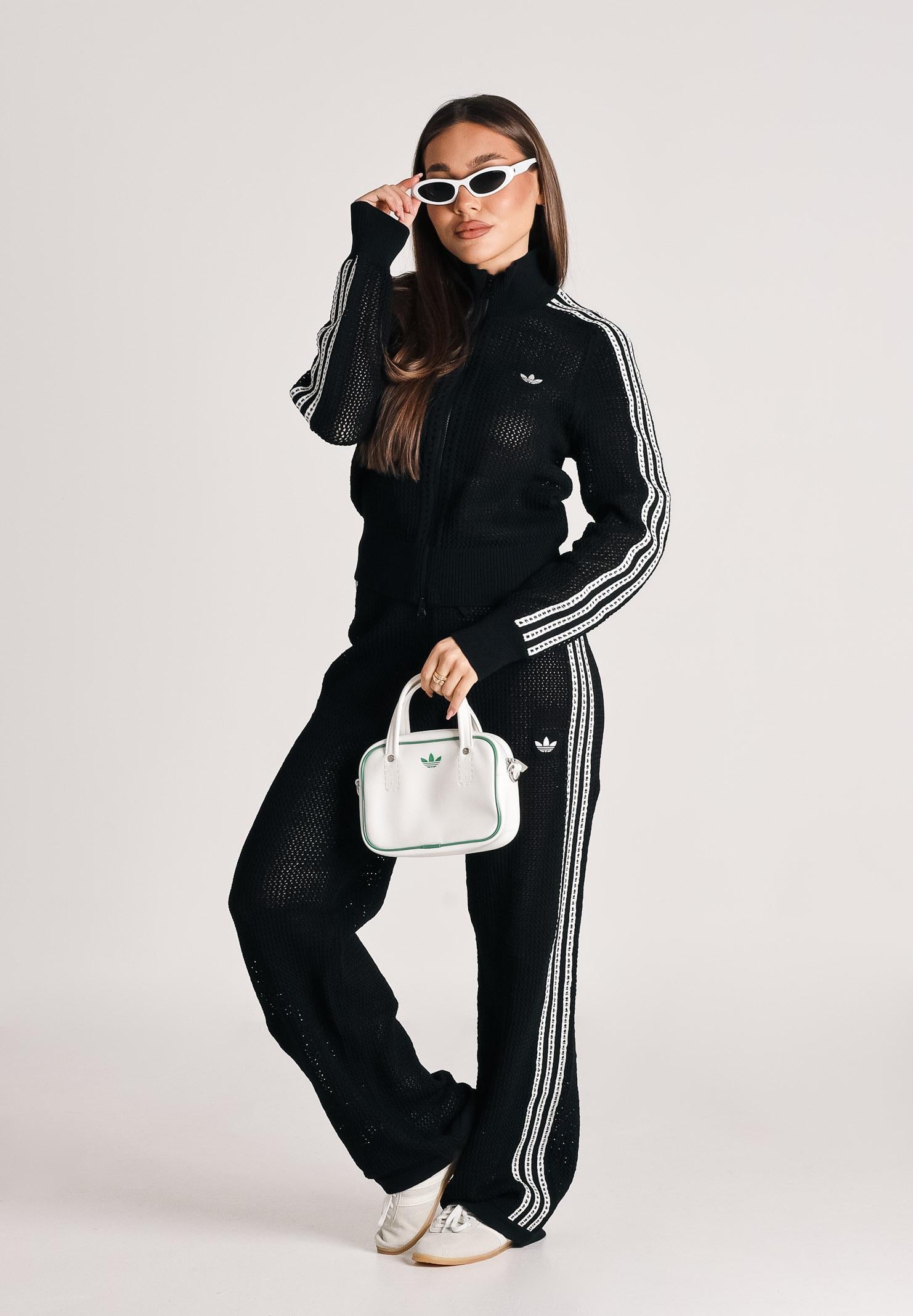 ADIDAS ORIGINALS Cardigan Firebird nero da donna KC6497 . ADIDAS ORIGINALS 