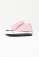 CONVERSE Scarpe da culla Chuck Taylor All Star Polka Dots Baby Crawlers rosa da neonato A14385C . CONVERSE 