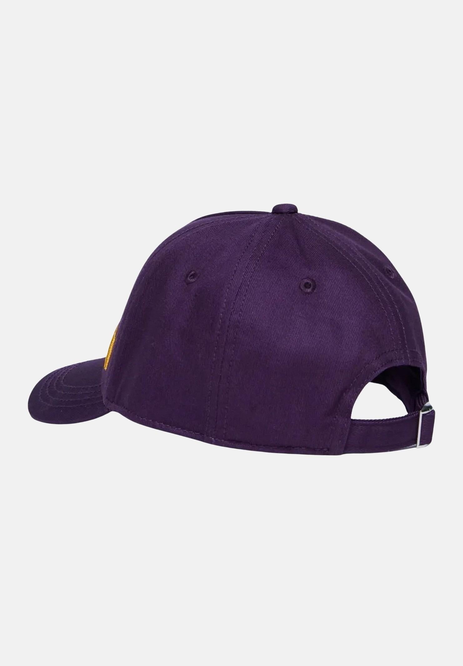 MARNI Cappello con visiera viola da donna rifinito da ricamo logo M01470M00J2 0M609 MARNI 