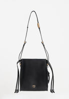 PINKO Borsa a tracolla Mini Slouchy Bag nera da donna 105362A0QO Z99Q PINKO 