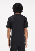 AUSTRALIAN T-shirt a manica corta nera da uomo con inserti laterali con stampa effetto tie-dye SPUTS0021836 003 AUSTRALIAN 