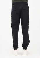 GCDS Pantalone cargo nero da uomo B2CM2907TQ1 99 GCDS 