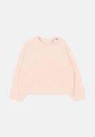 PALM ANGELS Felpa girocollo rosa da neonato con logo PGXC001S26FLE002 042 PALM ANGELS 