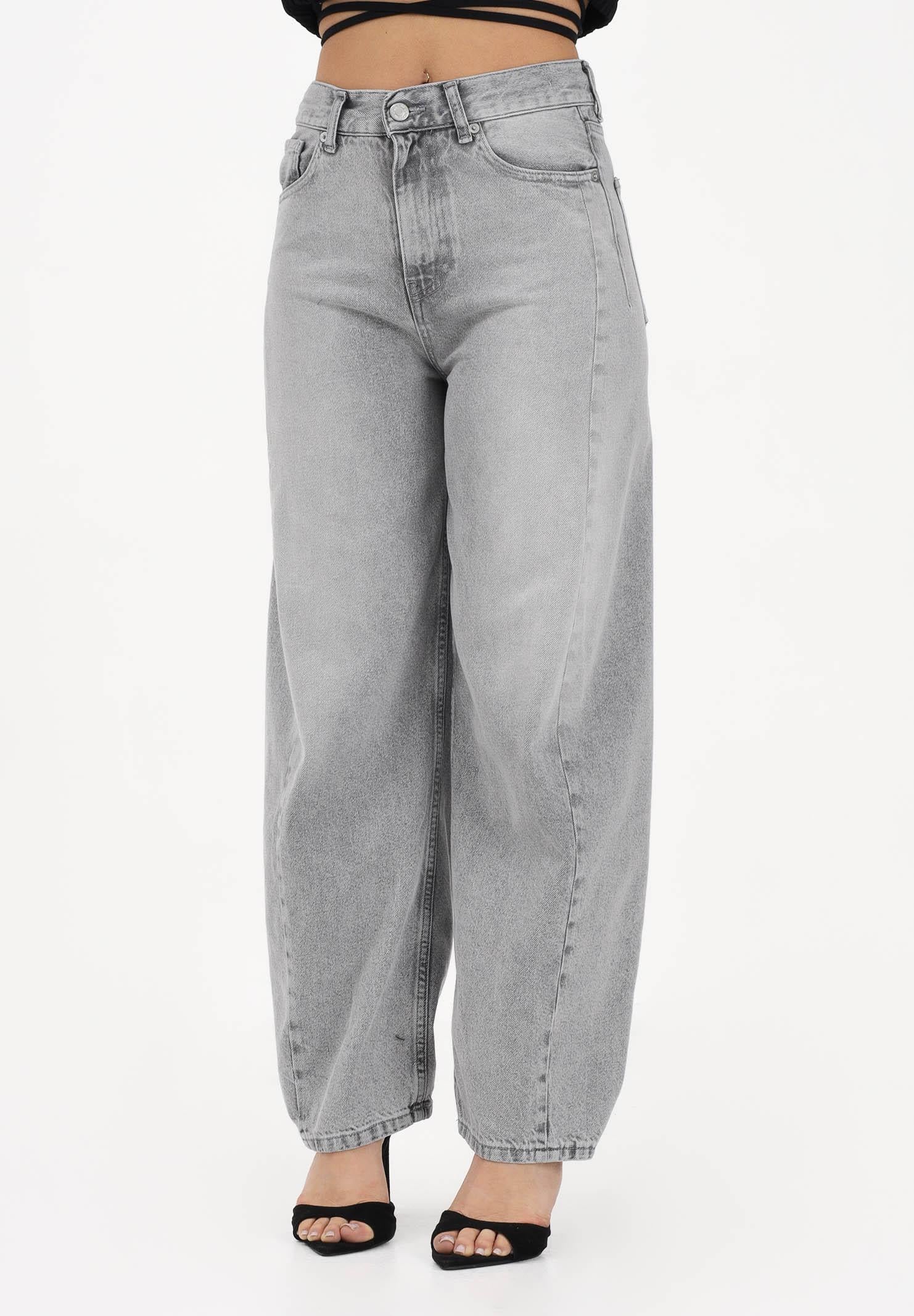 VICOLO Jeans CHIARA balloon in denim grigio da donna DAB5156 DEGR VICOLO 