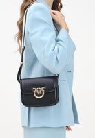 PINKO Borsa a spalla LOVE BOX BAG FL MINI nera da donna 104297A26L Z99Q PINKO 