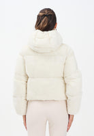 ELISABETTA FRANCHI Piumino cropped in velluto latte da donna PI82D56E2 DZ9 ELISABETTA FRANCHI 