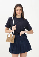 MARNI T-shirt a manica corta blu per donna, ragazzi e bambini con stampa logo M01413M00RF 0M803 MARNI 
