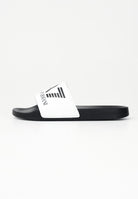 EA7 Ciabatte bianche e nere da uomo con logo 7X000108AF15118 MZ096 EA7 