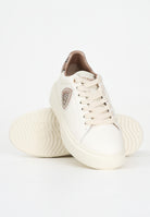 BLAUER Sneakers panna da donna con logo e inserto pitonato F5VENUS01PYT CREPYT BLAUER 