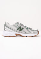 NEW BALANCE Sneakers 740 BUNGEE bianca e verde per uomo e donna GR740SF . NEW BALANCE 