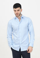 SELECTED HOMME Camicia a manica lunga azzurra da uomo 16092939 LightBlueMixed SELECTED HOMME 