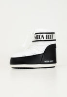 MOON BOOT Stivale da neve ICON LOW bianco e nero per uomo e donna 80D1409340 A001 MOON BOOT 