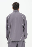 ADIDAS ORIGINALS Felpa con zip Teamgeist  Adicolor grigia da uomo JW5865  ADIDAS ORIGINALS 