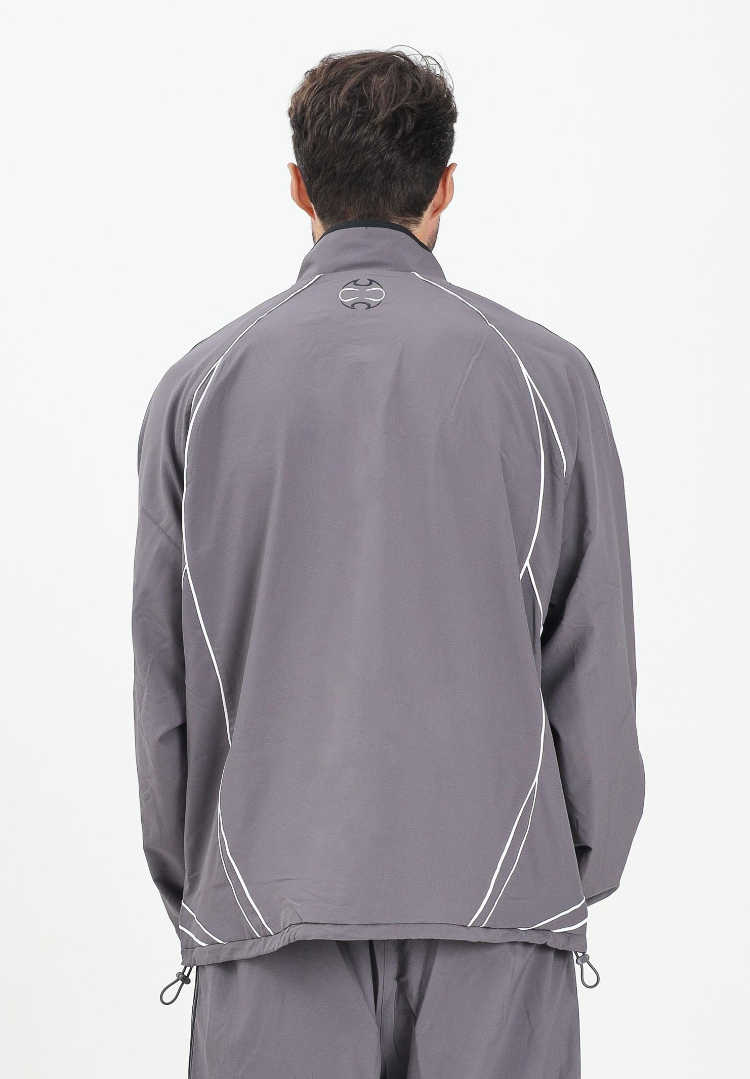 ADIDAS ORIGINALS Felpa con zip Teamgeist  Adicolor grigia da uomo JW5865  ADIDAS ORIGINALS 